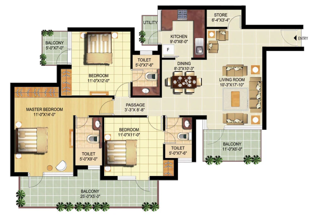 3bhk+store